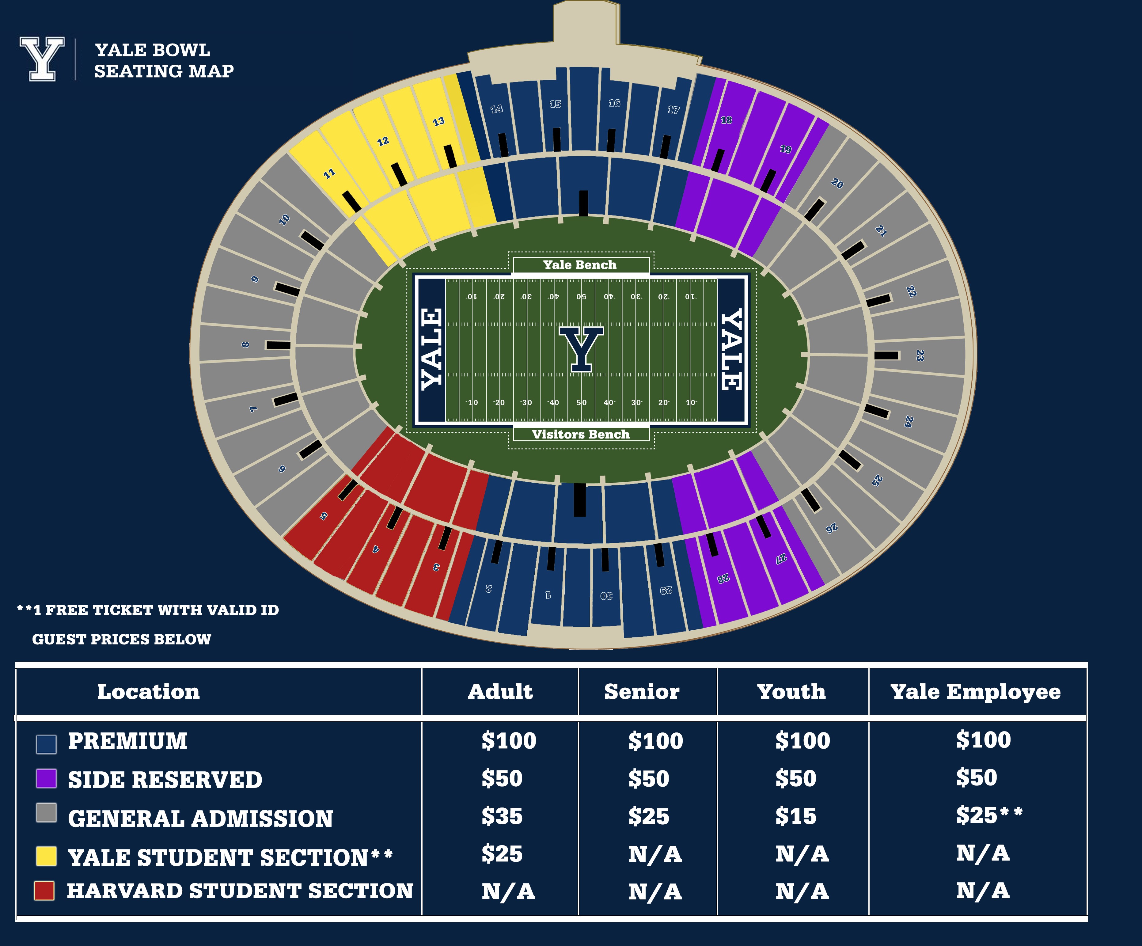 Yale Football Tickets